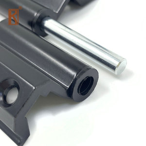 Aluminium <strong>Pivot</strong> Door Hinge <strong>3</strong> Leaves Glass Alloy Modern Design Hot Selling Complete Manufacturing Lines <strong>Hardware</strong> Durable Support - Product Image 3
