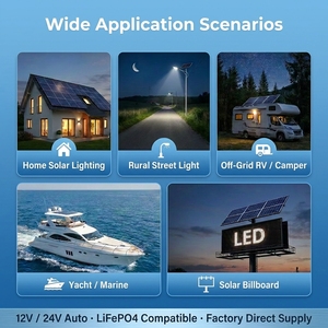 Contrôleur de charge solaire PWM 12V 24V 10A 20A 30A LiFePO4 Plomb-acide avec écran LCD Certifié CE Vente en gros OEM - Product Image 5