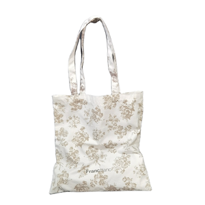 Customized <b>Large</b> Capacity Women's <b>Canvas</b> Handbag Ribbon-Lined Environmentally Friendly Corporate Logo Tote <b>Bag</b> for Shopping - Product Image 4