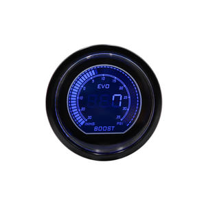 Medidor de Presión de Combustible Digital LCD de 12 V, Instrumento de Carreras Universal de 52 mm para Modificación de Automóviles, Nueva Luz Roja y Azul EVO - Product Image 4