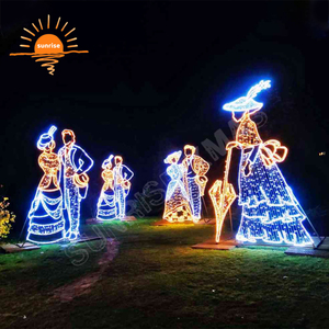 IP65 Navidad canción y baile Club decoración Navidad grande LED orquesta cantante motivo parque temático espectáculo <span class=keywords><strong>de</strong></span> luces fiesta evento ornamento - Product Image 5