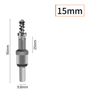 Punta da trapano a tazza in carburo TCT per impieghi gravosi da 12-200 mm per foratura di acciaio inossidabile/ferro/marmo/legno - Product Image 2