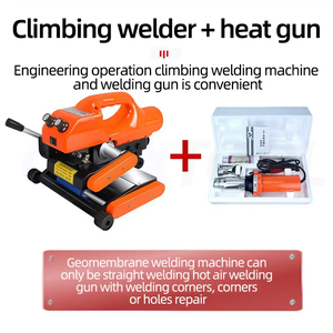 Geomembrane Welding <b>Machine</b> Hot Wedge Welding <b>Machine</b> HDPE Hot Melt <b>Machine</b> Automatic <b>Climbing</b> PVC Repair Welding Tools - Product Image 1