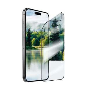 Protector de Pantalla TPU Transparente HD Ultrafino, Antiarañazos, de Cobertura Total, con Alineación Automática OEM para iPhone, Resistente a Impactos y Autoregenerable - Product Image 1