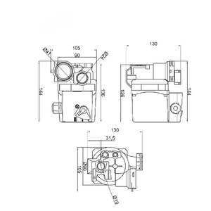 Bomba de circulación para caldera de gas, accesorios posventa - Product Image 6