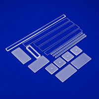 Plaques fines en quartz électro-fusionné transparentes de haute qualité sur mesure pour applications de découpe, de soudage, optiques et semi-conductrices 0,2-100 mm