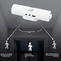 Lampe murale LED rechargeable avec éclairage haut et bas, 3 températures de couleur, intensité réglable, fixation magnétique pour couloir, escalier, chambre