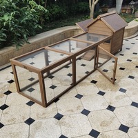 Grand poulailler en bois extra-large, résistant à la pluie, au soleil et à la corrosion, pour usage extérieur, ferme, zone scénique, zone rurale