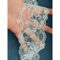 Tissu en maille 100 % polyester brodé, qualité supérieure, approvisionnement stable, taille personnalisée, pour lingerie, textile de maison, filles