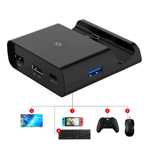 Dock di Ricarica 5 in 1 per <span class=keywords><strong>Nintendo</strong></span> <span class=keywords><strong>Switch</strong></span>/Lite, Stazione di Ricarica Portatile con 4K e <span class=keywords><strong>3</strong></span> Porte USB, Vendita Calda - Product Image 6