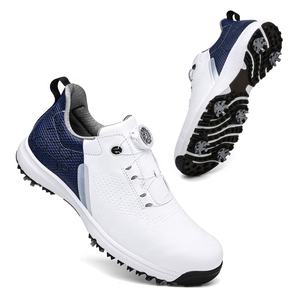 Chaussures De Golf faites à la main, vente en gros, semelle en caoutchouc - Product Image 4