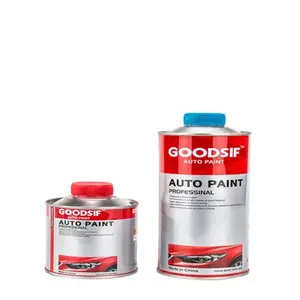 Fornecedor profissional de pintura automotiva de 1 galão, laca de secagem rápida, verniz acrílico transparente, capas de cor 1K