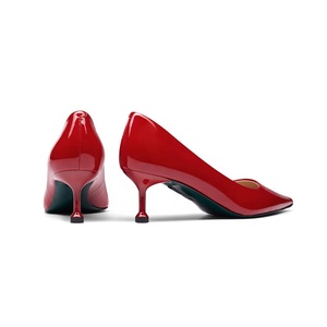Nuove Scarpe Sexy Personalizzate con Tacco Alto e Sottile, Punta Affusolata, <span class=keywords><strong>Tacchi</strong></span> <span class=keywords><strong>Rossi</strong></span>, Scarpe da Sposa per Estate e Autunno - Product Image 5