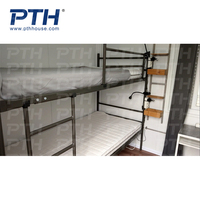 Maisons modulaires extensibles et portables, structure en acier, 10 pieds, maison en pré-assemblée, pour bureau