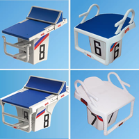 Anti-Andy Portable Anti-Dérapant Natation Standard Compétition Plate-forme de Départ Touchpad Plate-forme de Plongée avec Matériau Polyester
