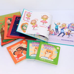 Stampa Offset del libro su ordinazione del bordo del bambino della scheda del bambino di stampa del libro per bambini per la carta di arte dell'inchiostro di soia - Product Image 4