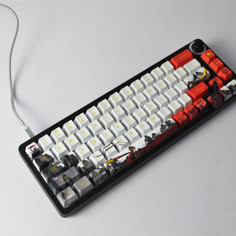 AFLION New Mechanical Switch Colorful Led Back Light Ergonomics Gamer Mechanical Gaming Keyboard