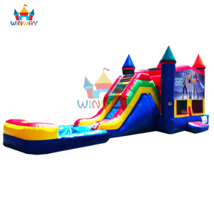 Château gonflable commercial K-Pop Demon Hunters avec toboggan pour événements et locations de fêtes d'enfants - Product Image 5