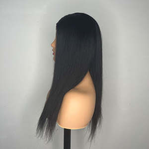 Venta al por mayor de alta calidad de Color Natural U parte Peluca de cabello humano <span class=keywords><strong>en</strong></span> forma de <span class=keywords><strong>V</strong></span> mujeres negras <span class=keywords><strong>V</strong></span> parte Peluca de cabello humano - Product Image 6