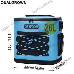 Заводская цена, новинка <span class=keywords><strong>2026</strong></span> года: водонепроницаемая термосумка-холодильник из ТПУ для пикника и кемпинга, мягкая изолированная сумка для обедов, 26 литров, с возможностью индивидуализации - Product Image 3