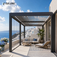 Pergola en aluminium à toit à lamelles sur mesure Progola pour les constructeurs et les entrepreneurs, ombrage imperméable pour terrasse au bord de la piscine