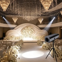 Projecteurs de scène 200W à ouverture réglable et mise au point manuelle pour l'éclairage professionnel de mariages, de fêtes et d'événements