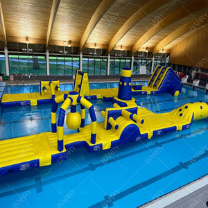 Hồ bơi Float nước đồ chơi Aqua chạy nước <span class=keywords><strong>Inflatable</strong></span> khóa học trở ngại giá bán buôn <span class=keywords><strong>Inflatable</strong></span> Aqua chạy cho trẻ em và người lớn - Product Image 2