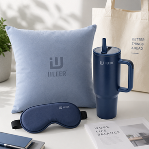 Set de Regalo de Oficina con Logotipo Personalizado, Artículos Promocionales Modernos, Papelería Azul y Accesorios Tecnológicos OEM ODM - Product Image 4