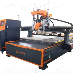 Big discount size Multi-process processing CA-1937 atc cnc wood router machine for door trough drilling milling cutting