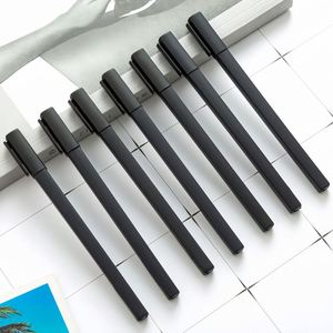 Writing Stationery Novelty Plastic Rubber <b>Pen</b> Promotion Custom Logo <b>Pen</b> Black Square Rubber Ballpoint <b>Pen</b> Promotion Gifts - Product Image 1