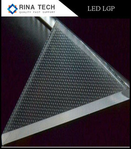 Placa de guía de luz PMMA de grado óptico Rina Tech de 500x700 mm con espesor personalizable para aplicaciones de downlight. - Product Image 4