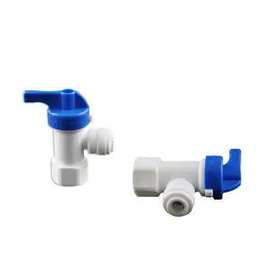 Wholesale RO Water System Plastic Ball Valve Fittings 1/4 Inch Ball Valve Switch, Water Purifier Fittings