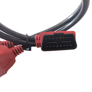 Câble OBD2 OBD mâle à 2 câbles de connexion de diagnostic femelle pour l'interface de connecteur d'outil de diagnostic