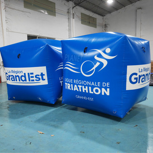 Inflatable phao vuông Inflatable Bơi Phao trong Cube <span class=keywords><strong>Shape</strong></span> nước Triathlon phao để bán - Product Image 6