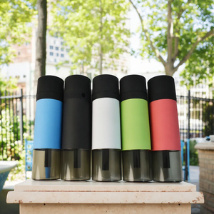 Ensemble de narguilé <span class=keywords><strong>électronique</strong></span> portable moderne utilisation en voiture de voyage carré acrylique laqué givré base en céramique tuyau <span class=keywords><strong>Chicha</strong></span> - Product Image 2