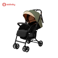 Poussette poussette en alliage d'aluminium pliable personnalisée pour bébé de 0 à 3 ans pour les courses de bébé