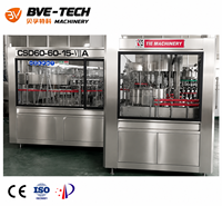 Máquina Llenadora, Envasadora y Tapadora 3 en 1 Totalmente Automática CSD60-60-15 para Bebidas Carbonatadas, Refrescos y Agua con Gas