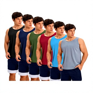 Custom Couple Ultra Light Knitted Sporty Quick Dry Breathable Vest Marathon <b>Running</b> <b>Singlet</b> Sleeveless T-Shirt - Product Image 2