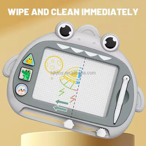 Mainan menulis Doodle edukasi anak-anak, papan gambar bentuk kartun untuk anak-anak - Product Image 2