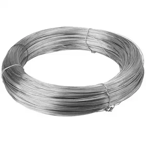 Hot Sale 6.5mm 5mm 1.2mm ZInc Coated galvanized steel wire GI steel wire for knitting mesh