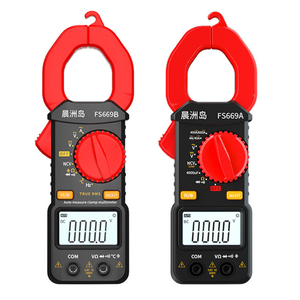 มิเตอร์วัดแบบหนีบ FS669B แบบไม่สัมผัส วัดแรงดัน/กระแสไฟฟ้า วัดค่าคาปาซิเตอร์ จอแสดงผลดิจิตอล - Product Image 2