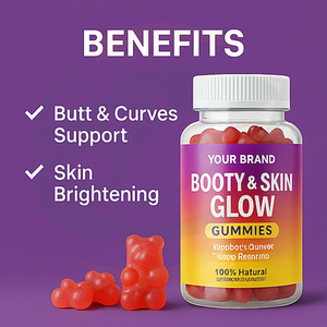 加水分解マルチペプチドコラーゲンサプリメントビタミンcビオチンガム用スキングローアンチエイジングブーティ & スキングミー - Product Image 3