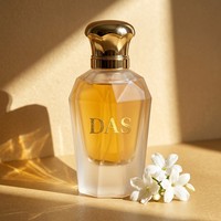 Nouvel Arrivage 2026 – Flacon de Parfum Vide en Verre Facetté Givré Unique (50ml, 30ml) avec Boîte Cadeau Personnalisable pour Marque de Parfum