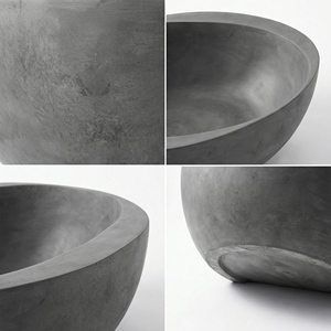 อ่างอาบน้ำรูปวงรีสั่งทำพิเศษสุดหรูหราทันสมัย หินอ่อนสีดำ/สีดำหยก แบบตั้งพื้น สำหรับแช่ตัวในห้องน้ำ วิลล่า โรงแรม บ้าน - Product Image 4