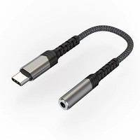 Kabel Pengisi Daya USB-C ke USB-C 1,5 kaki, Kabel Harness Kepang, 2 Buah, 60W/3A, Kompatibel Transfer Data CarPlay, untuk Ponsel