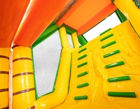 Parcours d'obstacles gonflables sur le thème de la jungle personnalisés WINSUN, jeux interactifs commerciaux, location d'équipements de plein air