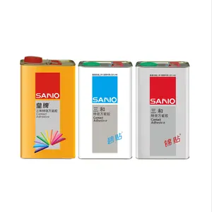 Pegamento adhesivo de contacto real de cemento de contacto SANVO A200 a precio competitivo para aplicaciones de sellado y cuero al por mayor
