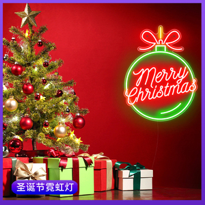 USB電源吊り下げ式アクリルネオンライト<span class=keywords><strong>LED</strong></span>ナイトランプクリスマスツリーネオンサインキッズルームパーティーバーフェスティバル広告車 - Product Image 3