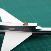 Maquette d'avion du J-10 (Skywalker) : planeur de simulation à catapulte pour lancement d'avions en papier, pour un concours de vitesse en vol