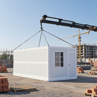 Conteneurs pliables modulaires préfabriqués de Chine, 20 pieds, 40 pieds, pour maisons, bureaux, maisons miniatures, à vendre